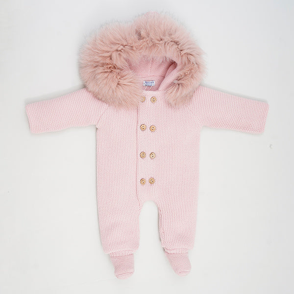 PINK Pangasa Pram suit with matching hat