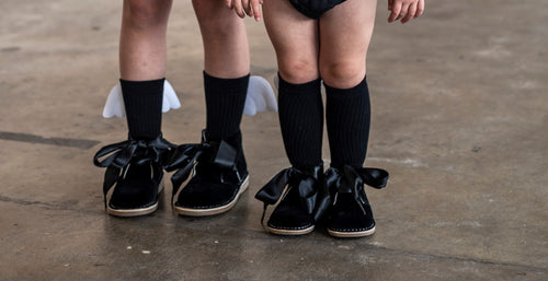 Black Velvet Dessert Boots