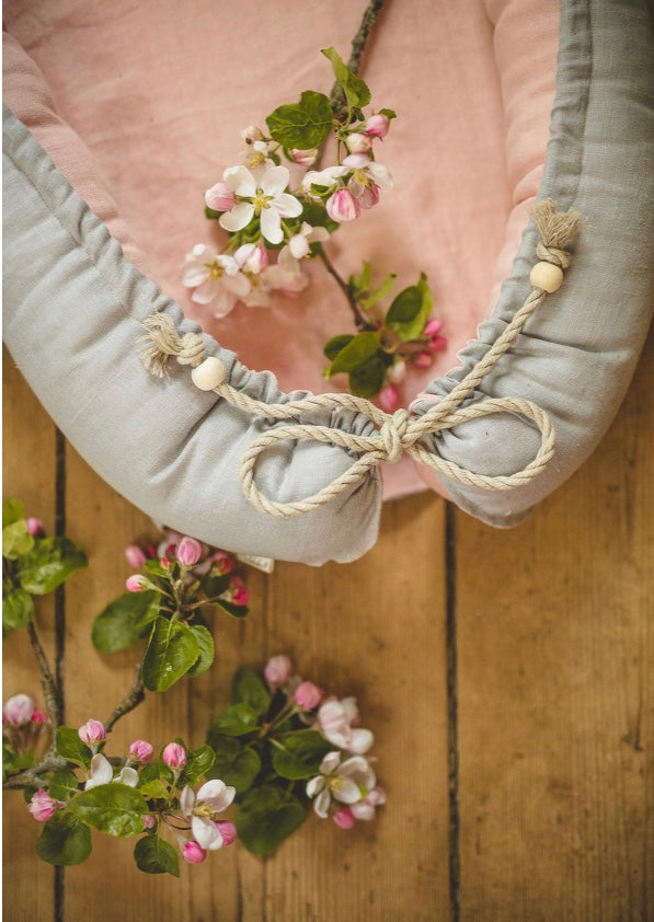 Natural Baby pink & grey nest