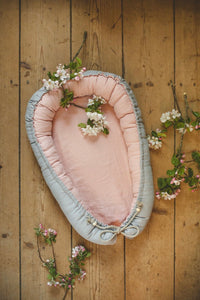 Natural Baby pink & grey nest