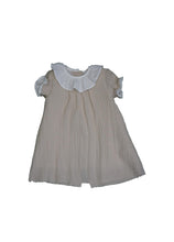 Load image into Gallery viewer, Beige and White Frilled dress
