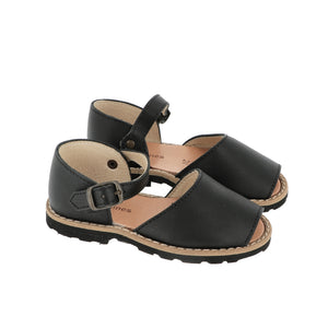 Black Minorquines Sandals